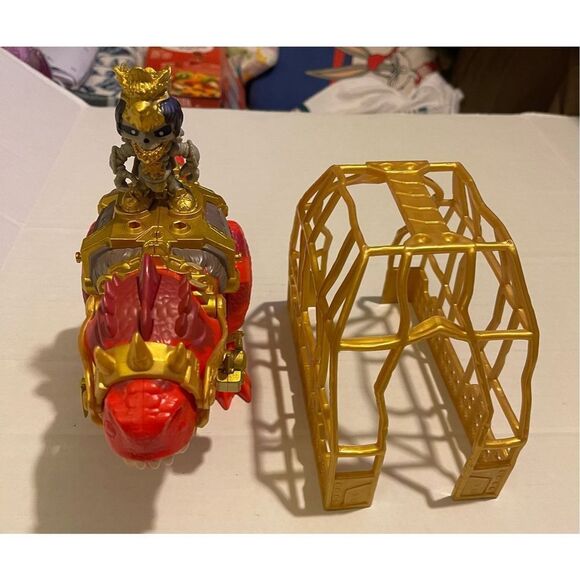 Treasure X Dino Gold Playset Red T-Rex Cage Exclusize Hunter Rider Action Figure - Picture 1 of 9